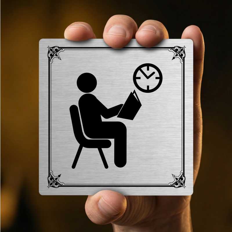 Čekárna, 80x80mm, bílá, Texas